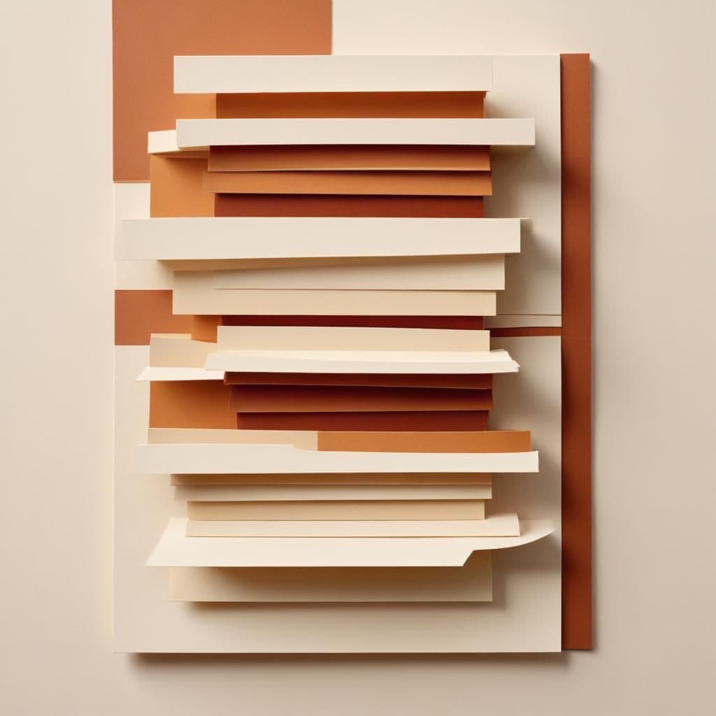 Abstract editorial composition of layered architectural forms — old and new integrated seamlessly.